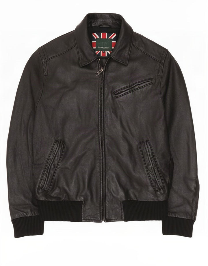 Henry Cottons Herren Lederjacke IT 52 XL Schwarz