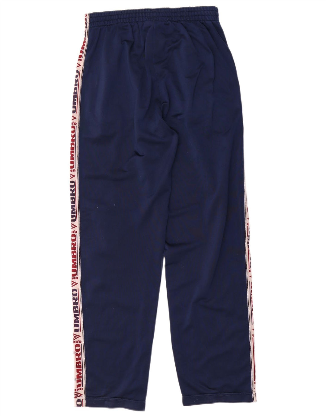 Umbro Herren-Trainingshose mit Grafik, Größe S, marineblaues Farbblock-Polyester