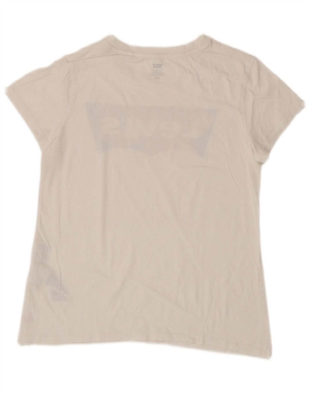 Levi's Damen-T-Shirt mit Grafik, UK 12, mittelweiße Baumwolle