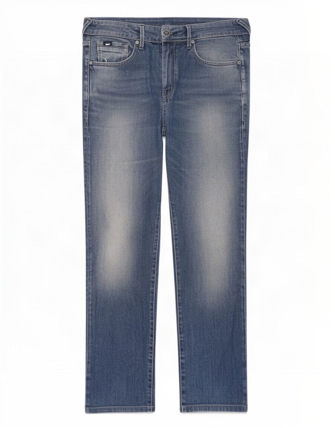 Gas Herren Straight Jeans W36 L30 Blau