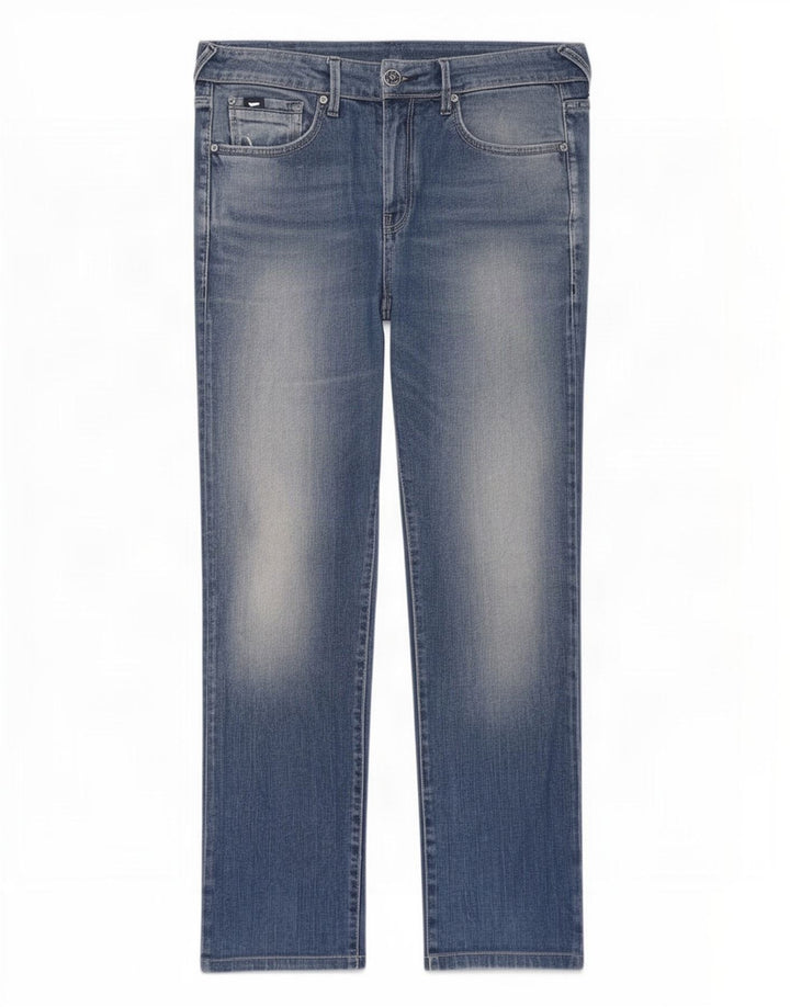 Gas Herren Straight Jeans W36 L30 Blau