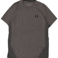 Under Armour Herren Heat Gear T-Shirt Top Large Grau Polyester