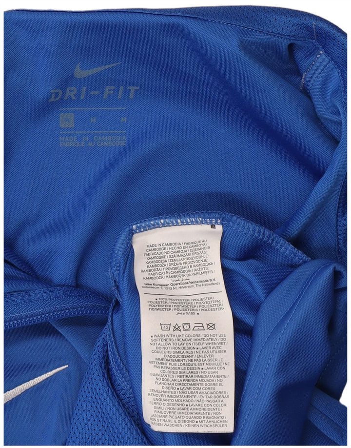 Nike Damen-Trainingsanzugoberteil mit Grafik, Mittelblau, Polyester, Sport