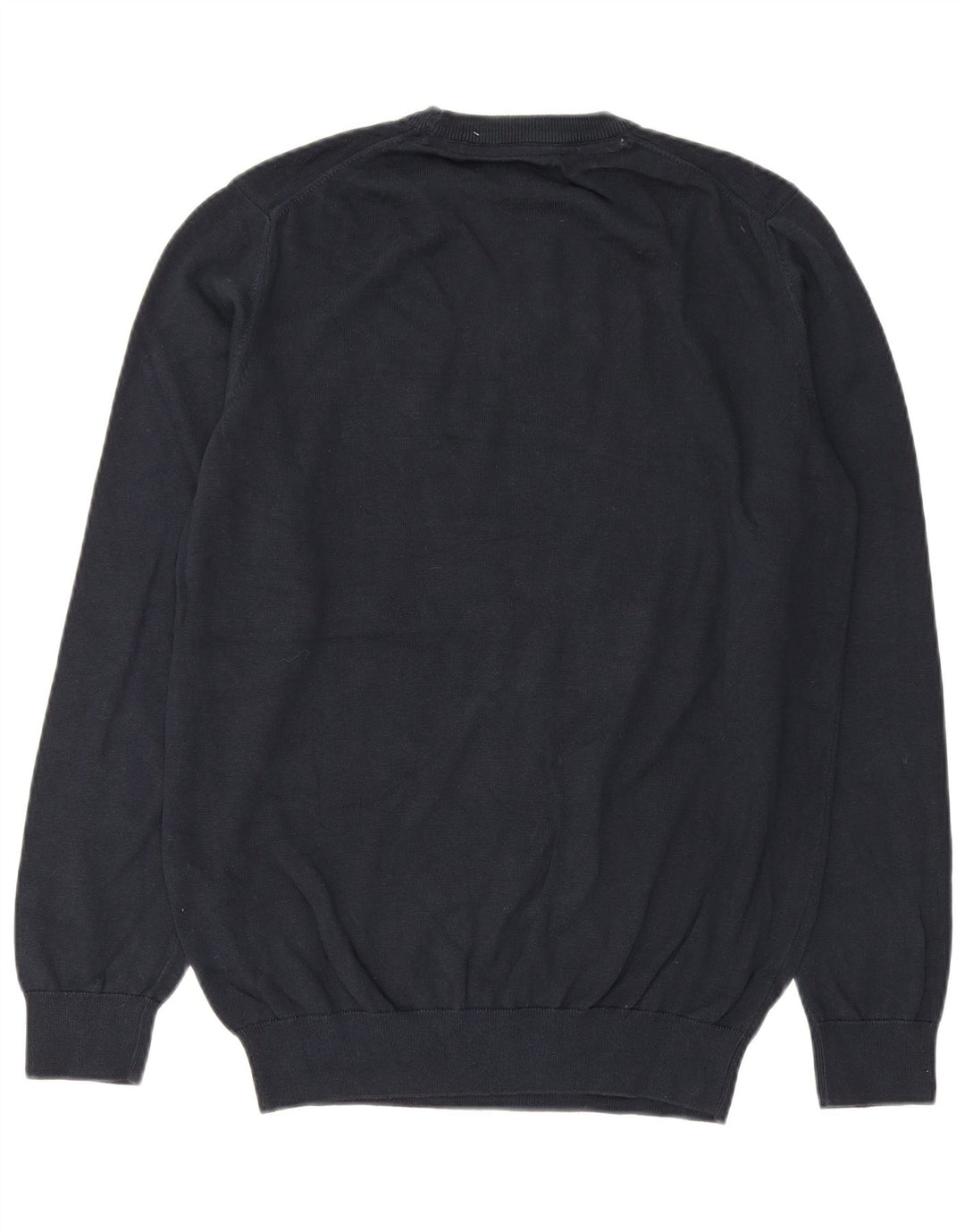 Barbour Herren-Pullover mit Rundhalsausschnitt, mittlere marineblaue Baumwolle