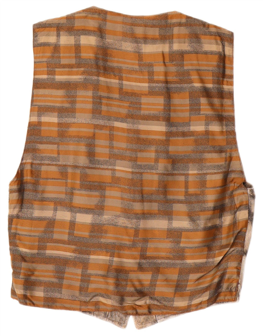 Vintage Herren Lederweste Kleines braunes Batikleder