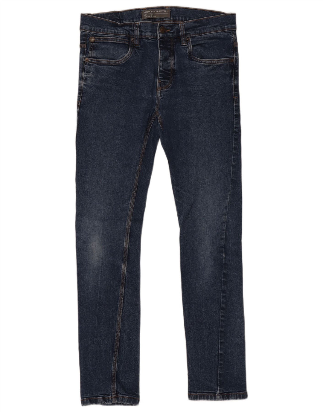FRENCH CONNECTION Damen Slim Jeans W32 L32 Blaue Baumwolle