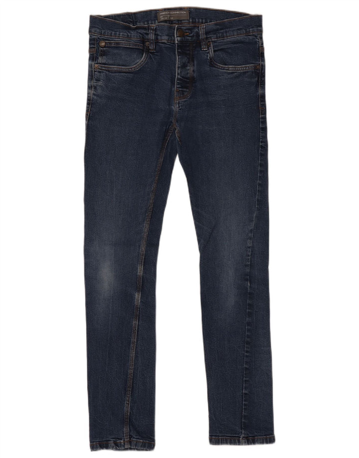 FRENCH CONNECTION Damen Slim Jeans W32 L32 Blaue Baumwolle