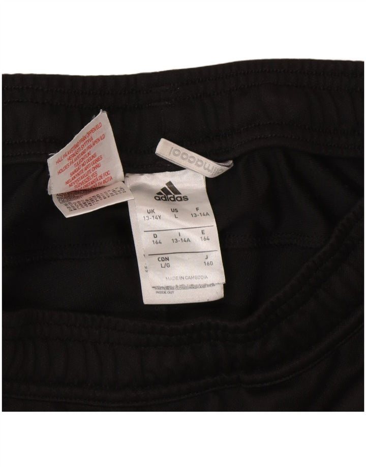 Adidas Jungen Climacool Trainingshose 13–14 Jahre, schwarzes Polyester