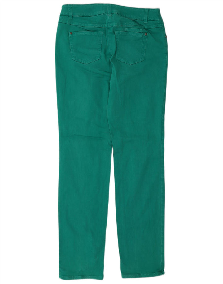 Roxy Damen Slim Jeans UK 14 Large W30 L30 Grüne Baumwolle