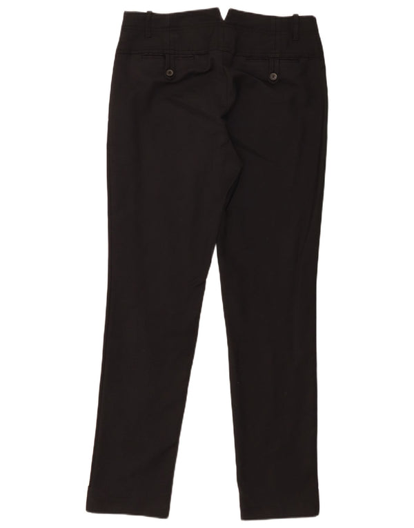 Zara Damen Slim Freizeithose EU 42 Large W32 L29 Schwarz