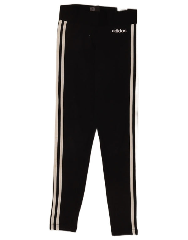 Adidas Womens 3D Arc Graphic Leggings UK 4-6 XS Black Cotton Sports