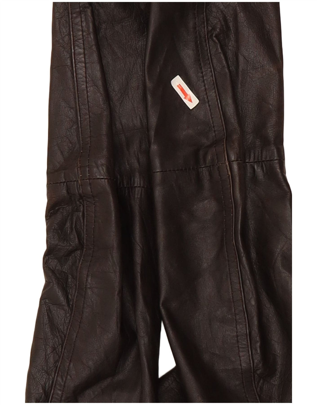 Bershka Damen Lederjacke UK 12 Mittelbraun