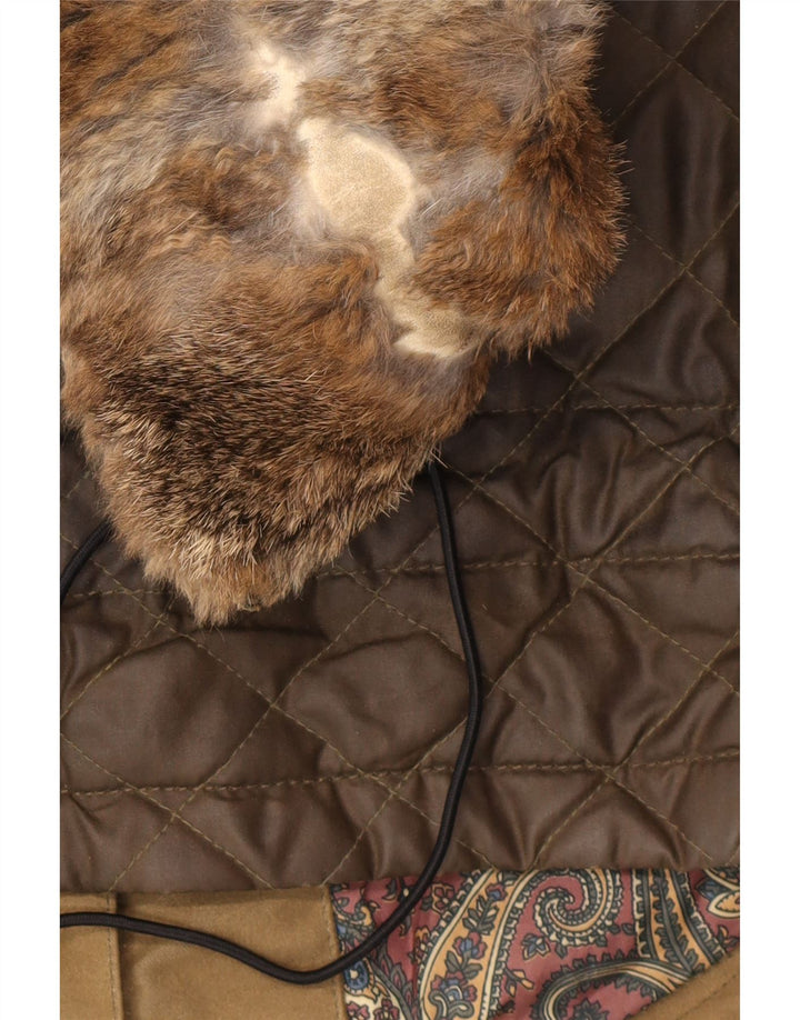 Belstaff Damenjacke aus gewachster Baumwolle IT 44 Medium Khaki Cotton