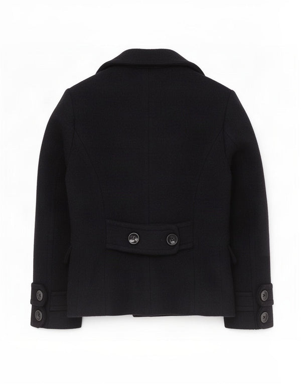 Max & Co. Damen Pea Coat UK 10 Small Marineblau
