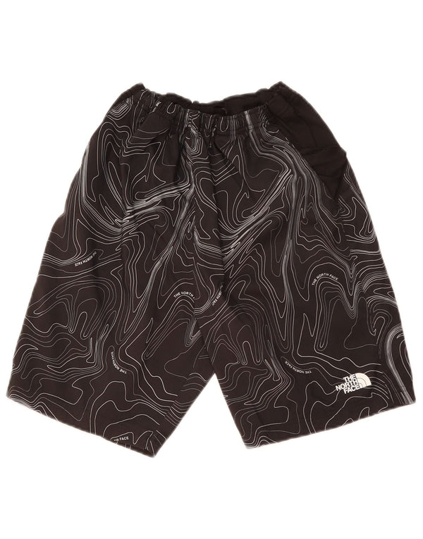 The North Face Jungen-Sportshorts, 13–14 Jahre, XL, schwarzes Batik-Polyester