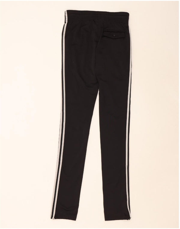 ADIDAS Womens Tracksuit Trousers IT 42 Medium Black Polyester