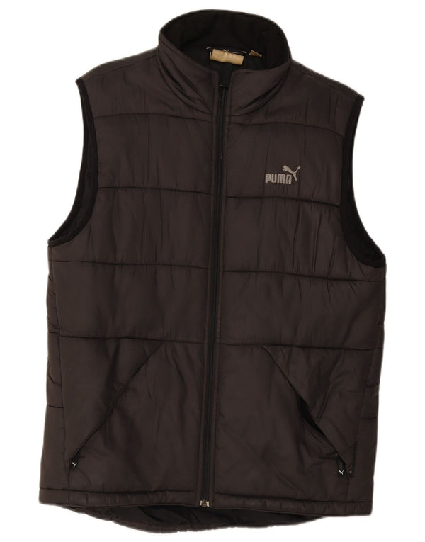 Puma Herren gepolsterte Weste UK 36 Small Schwarz