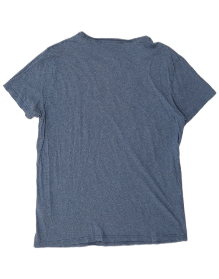 Gant Herren-T-Shirt mit Grafik, groß, aus blauer Baumwolle