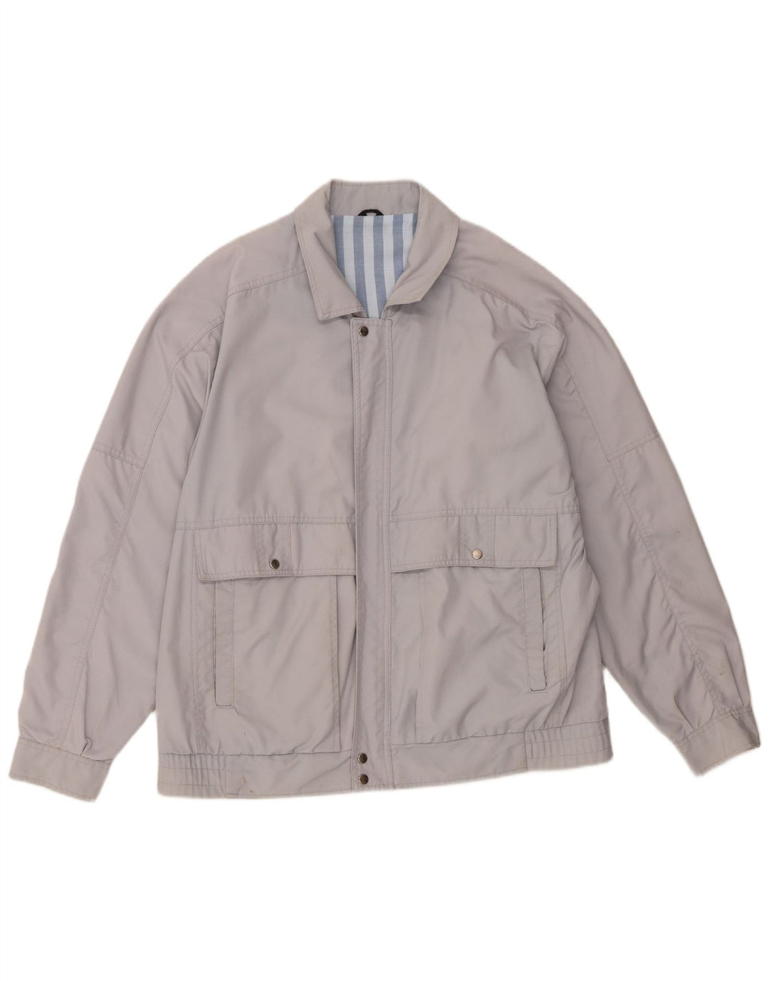C&A Herren Utility Jacke UK 36 Small Grau Polyester