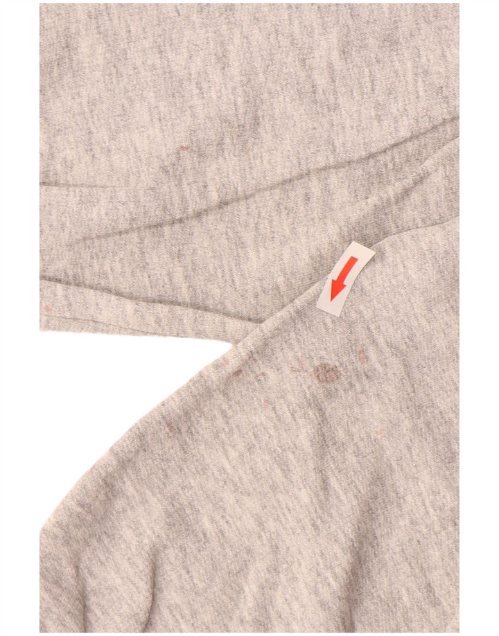 Wrangler Herren-Sweatshirt, groß, grau gestreift, Baumwolle