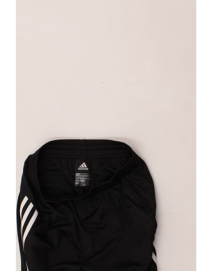 ADIDAS Boys Tracksuit Trousers 10-11 Years Medium  Black Polyester Vintage Adidas and Second-Hand Adidas from Messina Hembry 