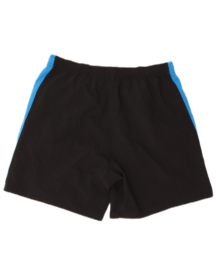 Asics Herren-Sportshorts, groß, schwarzes Farbblock-Polyester