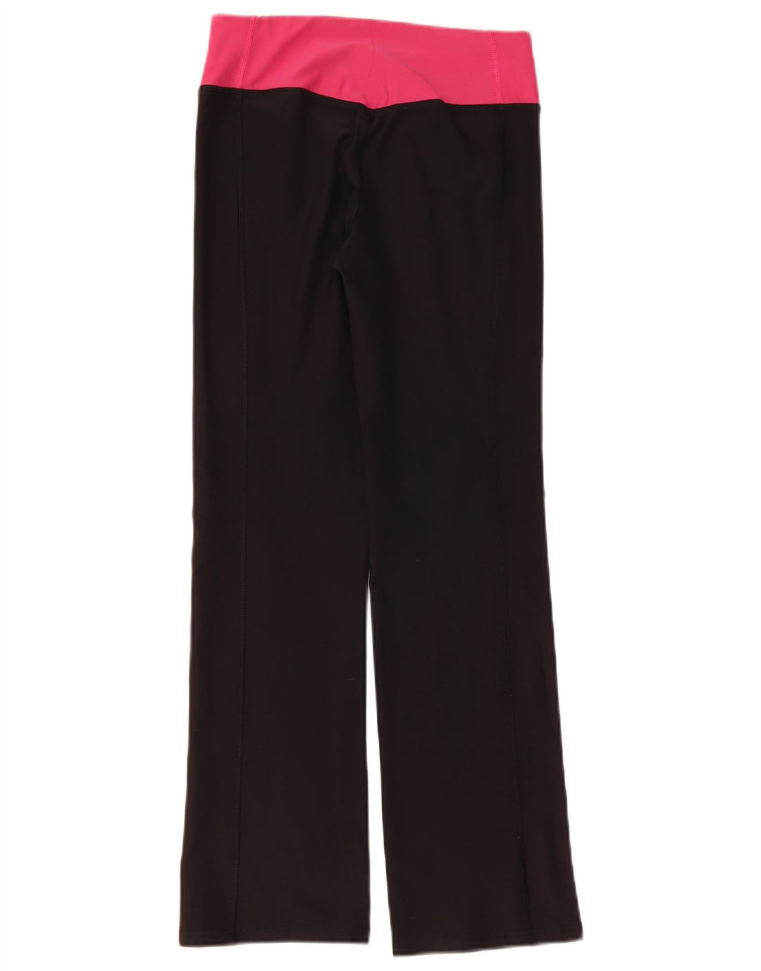 Nike Damen Dri Fit Leggings UK 12 Mittelschwarz Farbblock