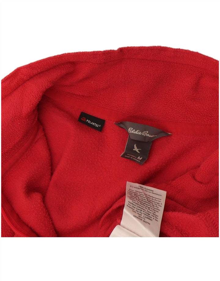Eddie Bauer Damen-Fleecepullover mit Reißverschluss, UK 14, Mittelrosa, Polyester