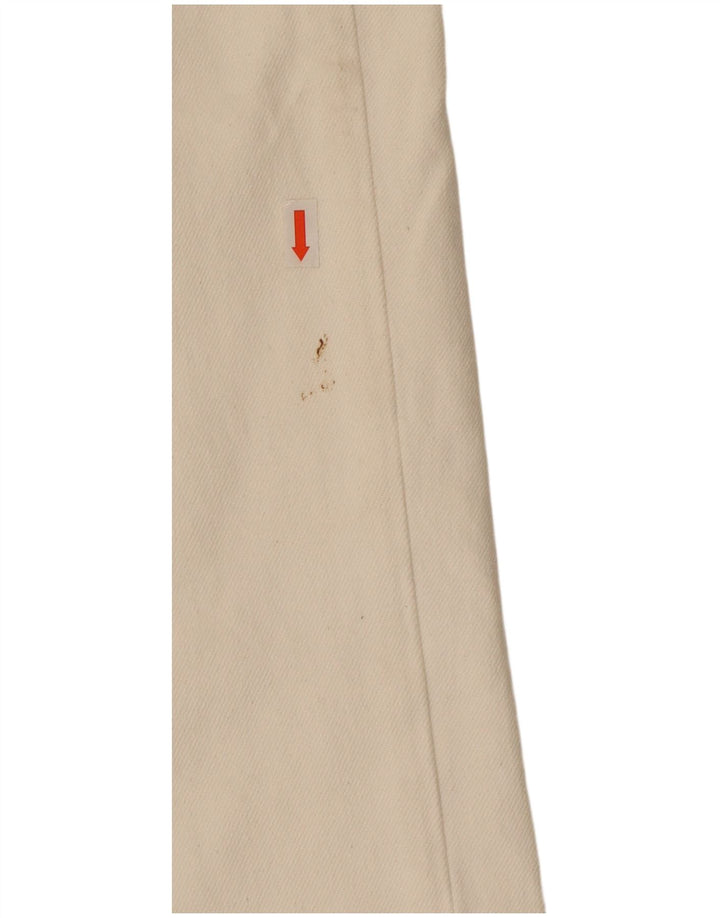 Topshop Damen Straight Jeans W26 L24 Weiße Baumwolle