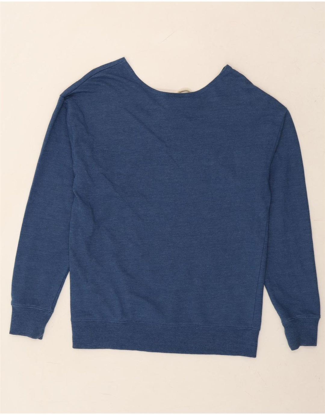 NHL Womens Oversized Graphic Sweatshirt Jumper UK 10 Small Blue Cotton Vintage NHL and Second-Hand NHL from Messina Hembry 