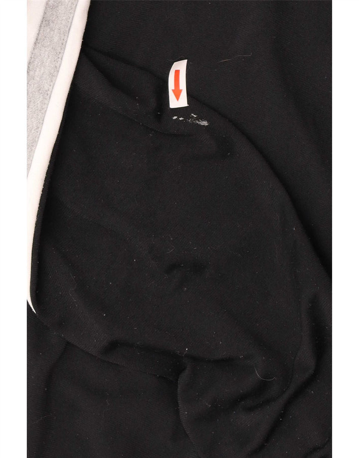 Champion Herren-Trainingsanzug-Oberteil, Jacke, 2XL, schwarzes Colourblock-Polyester