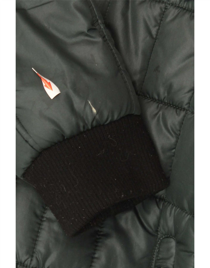 Kenvelo Herren Wattierte Jacke UK 40 Large Grün Polyester