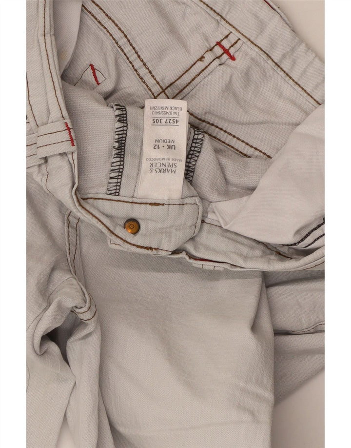 Marks & Spencer Damen Bootcut-Jeans UK 12 Medium W30 L26 Blaue Baumwolle