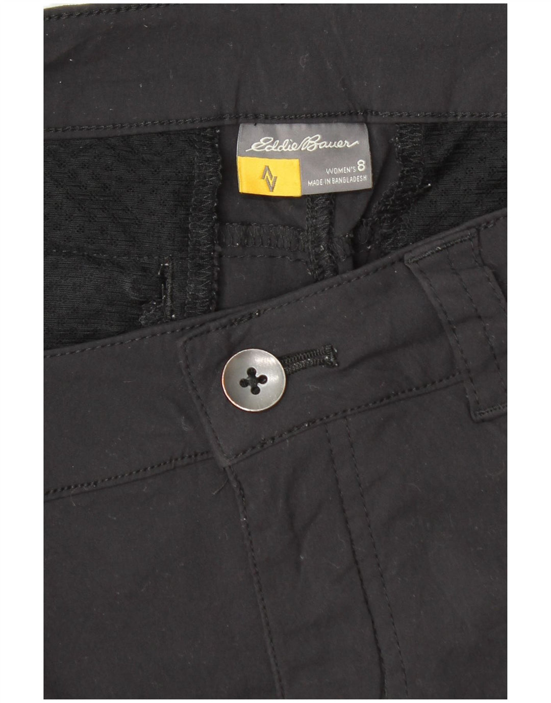 Eddie Bauer Damen Freizeitshorts US 8 Medium W30 Grau