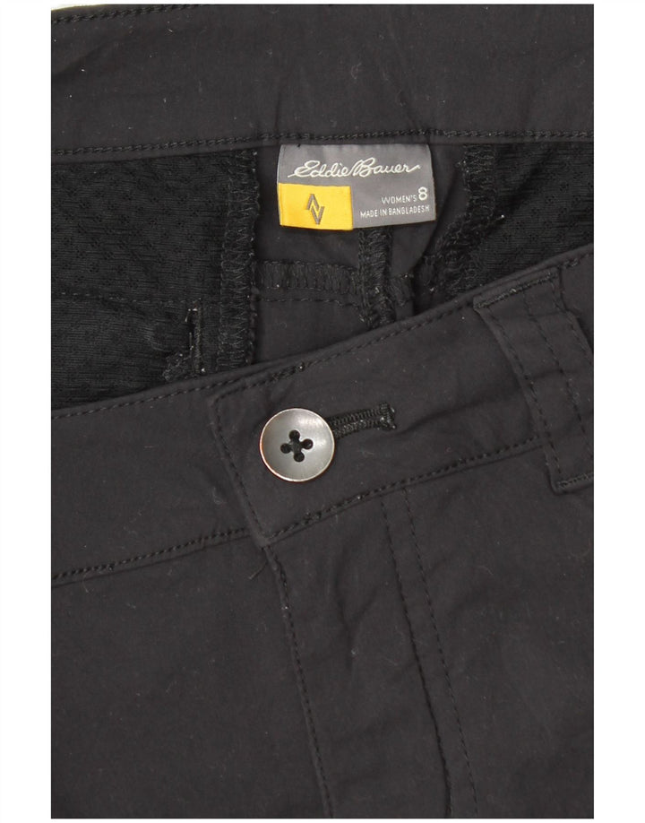 Eddie Bauer Damen Freizeitshorts US 8 Medium W30 Grau