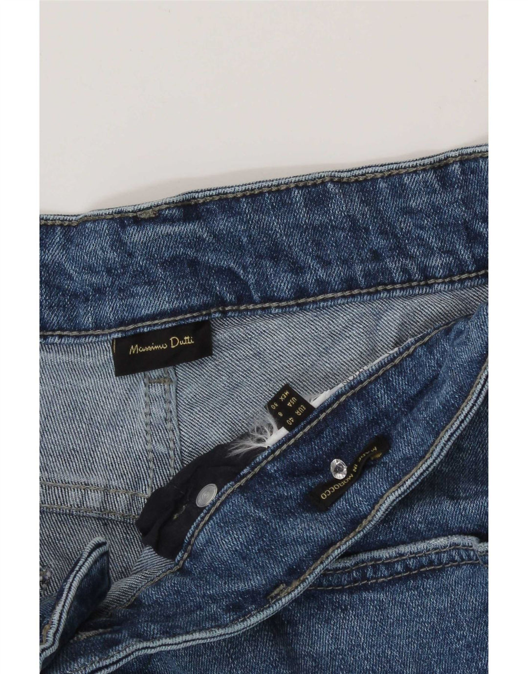 Massimo Dutti Damen Slim Jeans EU 40 Medium W30 L28 Blau