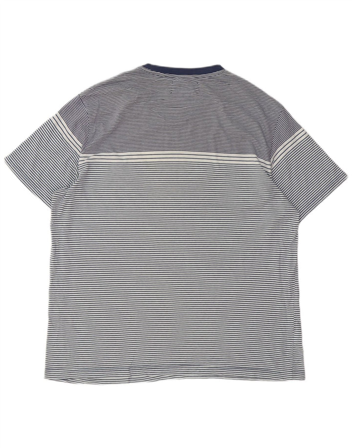 PENGUIN Herren-T-Shirt, groß, XL, marineblau, gestreift, Baumwolle