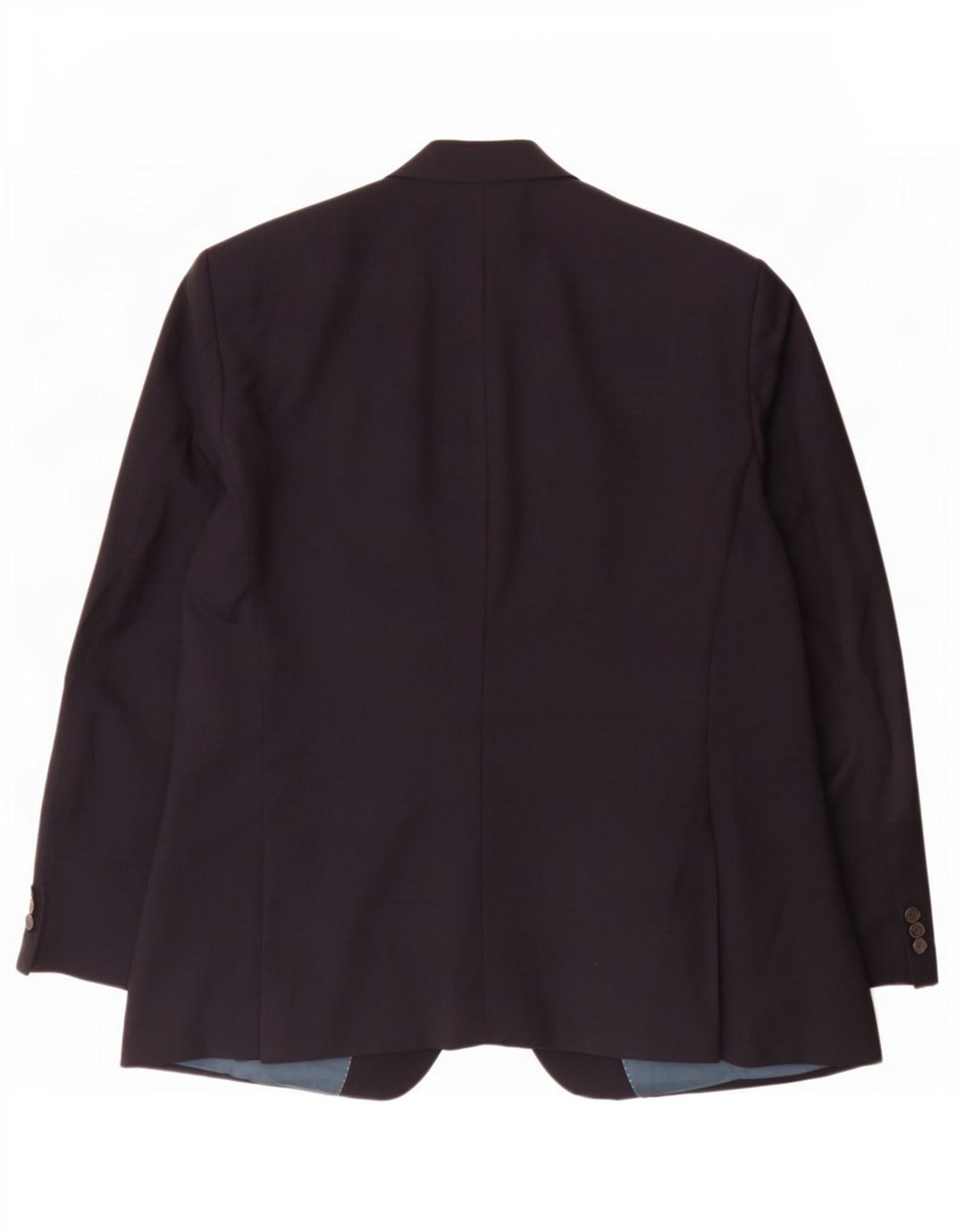 Hugo Boss Herren 2-Knopf-Blazerjacke UK 42 XL Marineblaue Nadelstreifenwolle