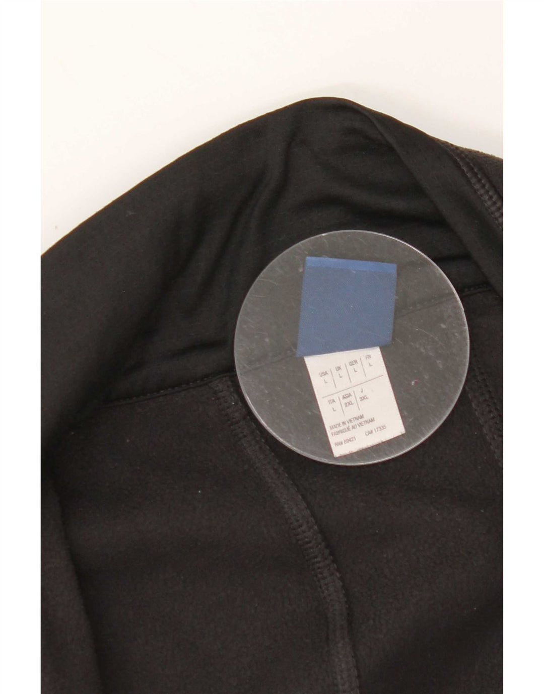 Reebok Damen Fleecejacke UK 16 Large Schwarz Polyester