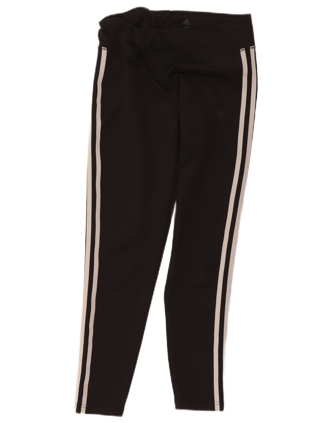 Adidas Damen Climalite Crop Leggings UK 12/14 Medium Schwarz Polyester