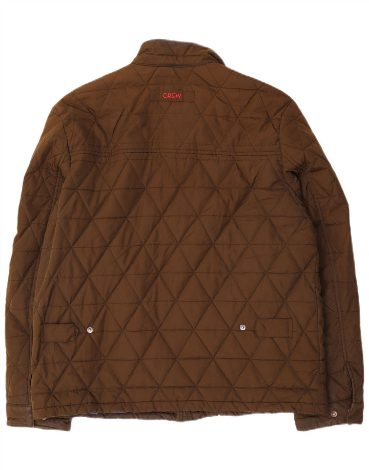 Crew Clothing Herren Steppjacke UK 42 XL Khaki Polyester