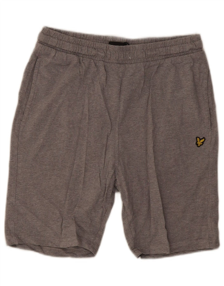 Lyle & Scott Sportshorts für Jungen, 14–15 Jahre, graue Baumwolle