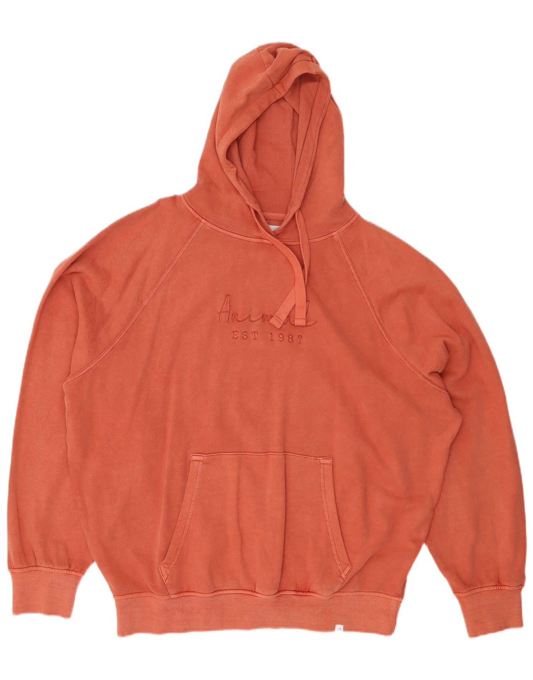 ANIMAL Damen-Kapuzenpullover mit Grafik, übergroß, UK 14, Größe L, Rosa, Baumwolle