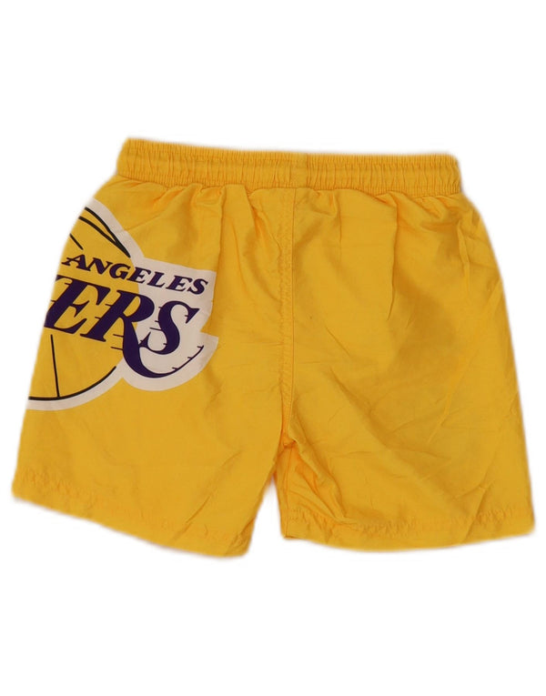 NBA Boys Los Angeles Lakers Grafik-Sportshorts, 5–6 Jahre, gelbes Polyester