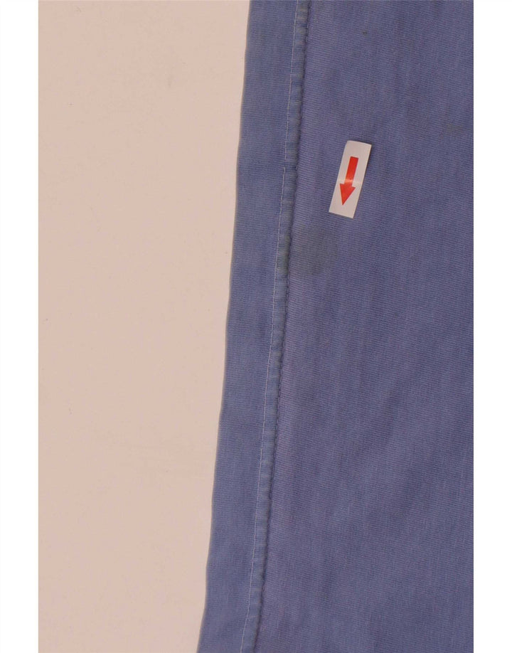 Oliver Brown Herren Langarm-Poloshirt Mittelblau