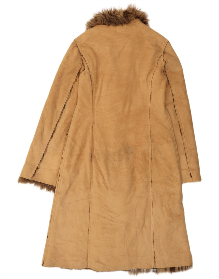 Basic Damen Sherpa-Mantel UK 16 Large Beige