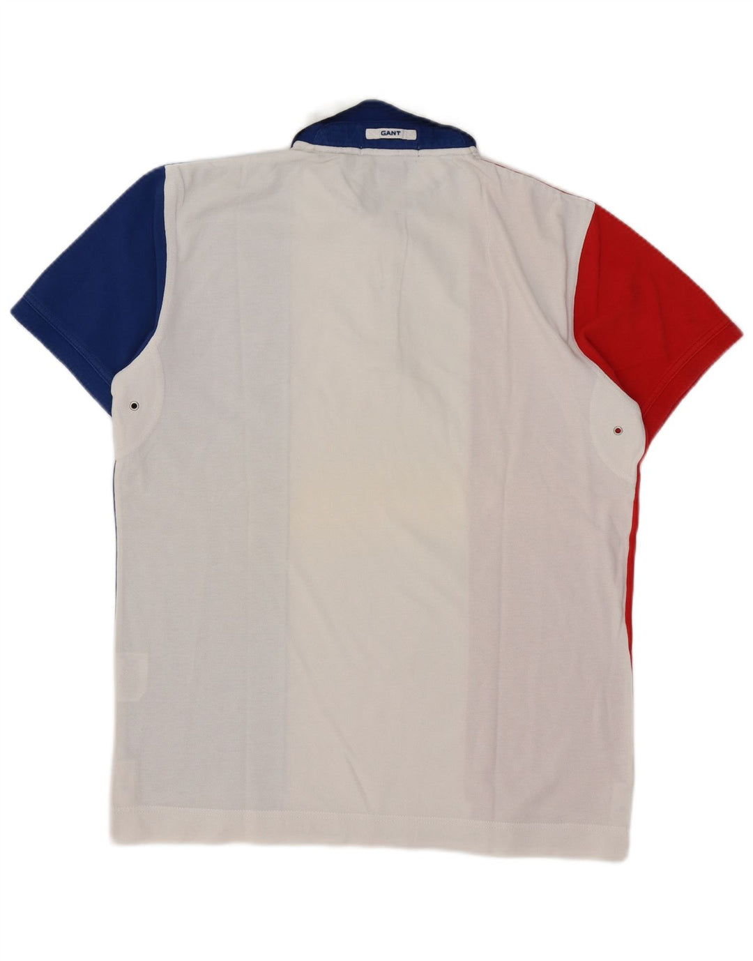 Gant Herren-Poloshirt XL, mehrfarbig, Colourblock-Baumwolle