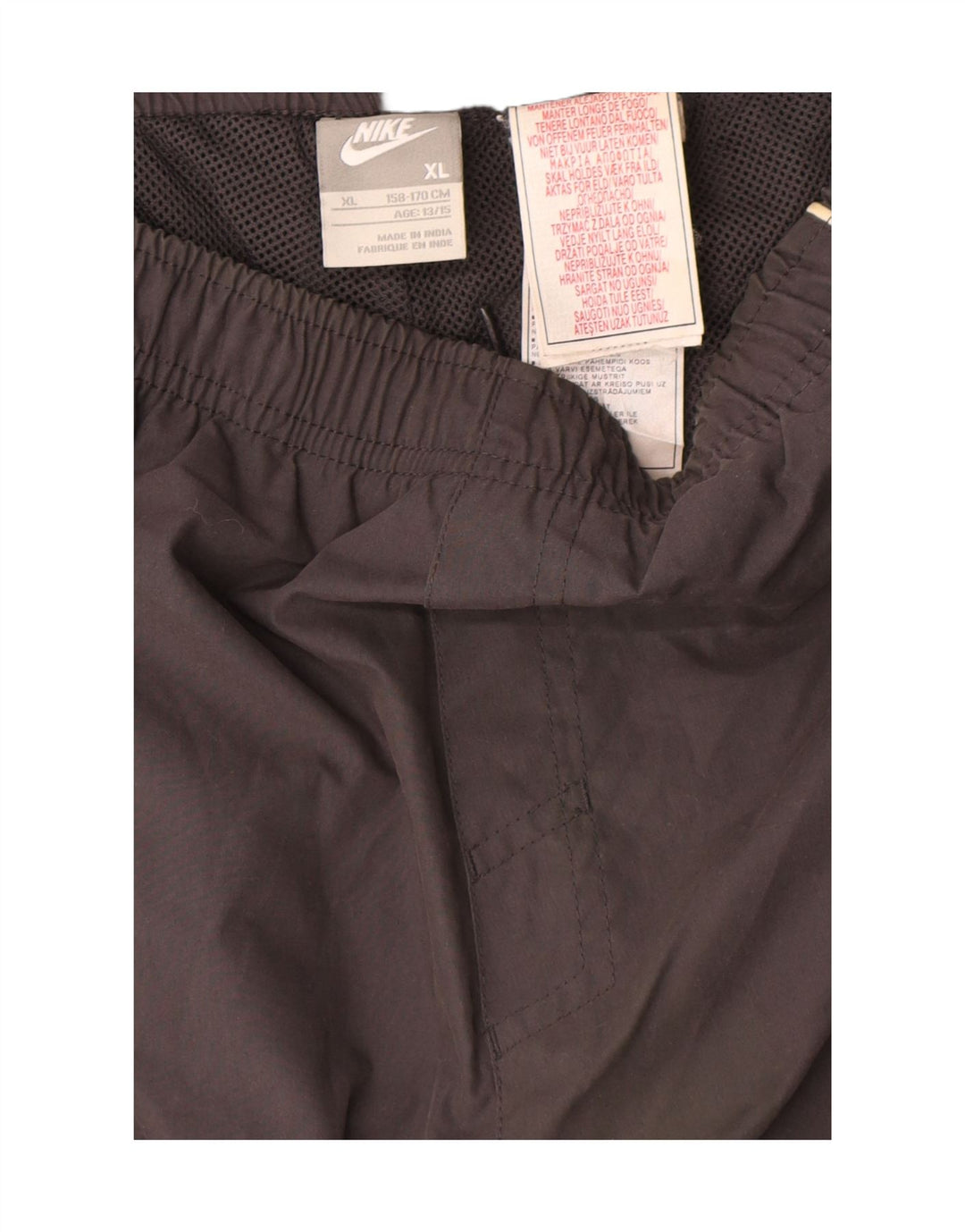 Wasserdichte Nike-Hose für Jungen, 13–14 Jahre, XL, graues Colourblock-Polyester