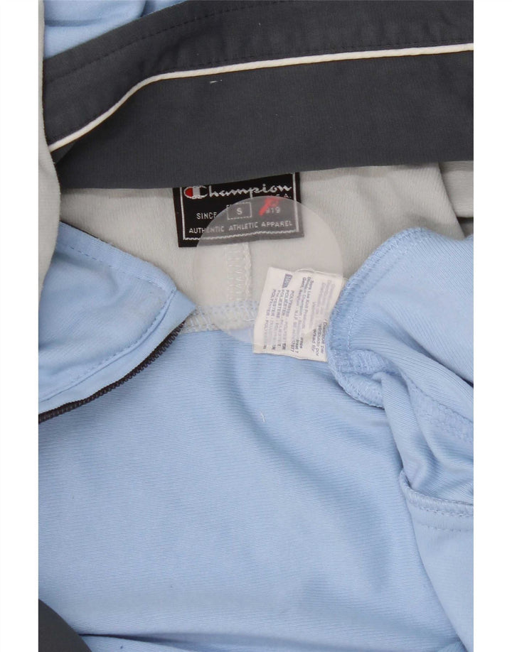 Champion Herren-Trainingsanzug mit Kapuze, Jacke, klein, blau, Farbblock-Polyester