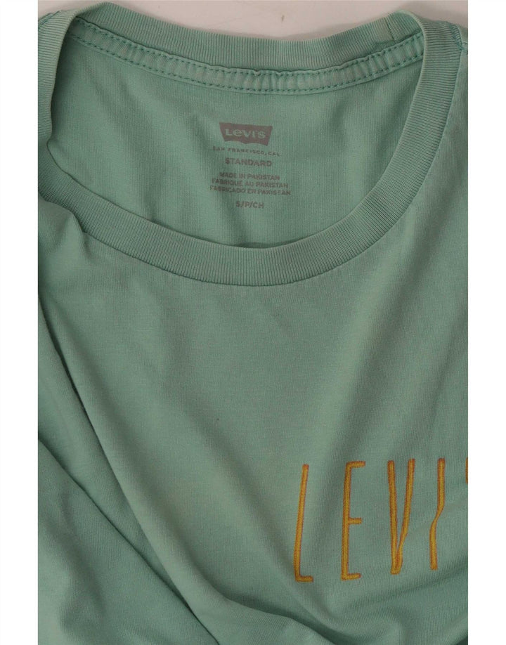 Levi's Herren-T-Shirt mit Grafik, Größe S, Grün